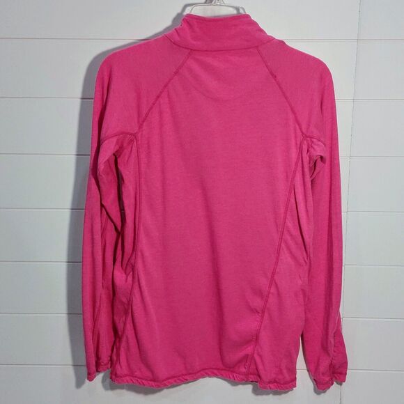 SCOTTeVEST Women's Medium Susie Qzip 1/4 Zip Pullover Pink Hidden Pocket Travel - Picture 4 of 11